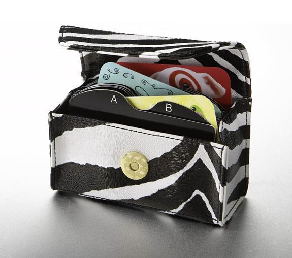 Card Holder Zebra-