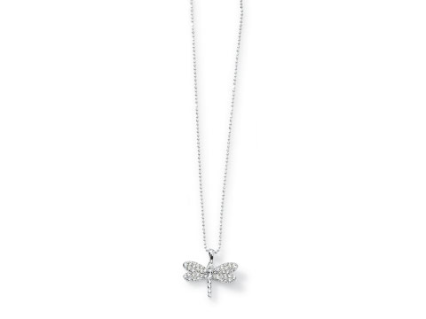 Crystal Dragonfly Necklace-
