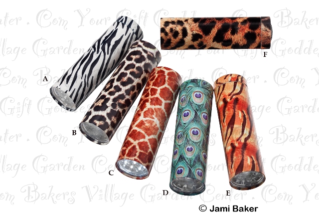 Pretty Tools Safari LED Flashlight-pretty tools, pretty, tools, LED flashlight, pretty tools LED flashlight, animal print flashlight, safari animal print flashlight, leopard animal print flashlight, zebra animal print flashlight, peacock animal print flashlight
