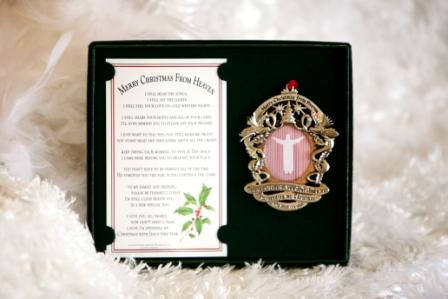 Merry Christmas from Heaven Picture Frame and Bookmark-Merry Christmas from Heaven Picture Frame and Bookmark