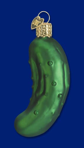 Glass Pickle Ornament-