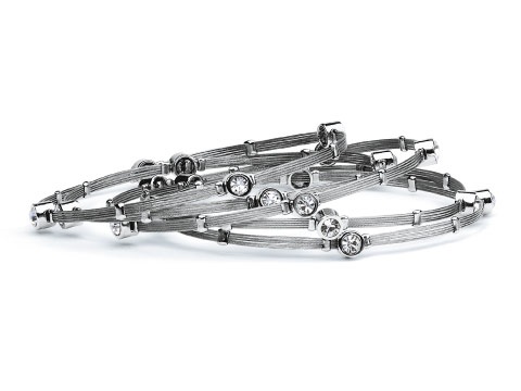 Crystal Wire Bangles-